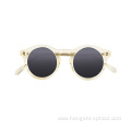 Handmade Round Shape Frame Fashion Vintage Style Acetate Sunglasses 2023